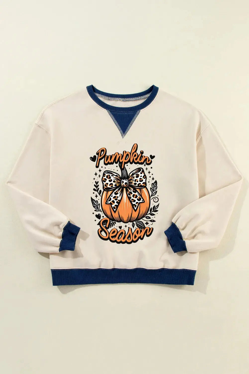 Pumpkin Graphic Long Sleeve Sweatshirt - Aria Bouquet