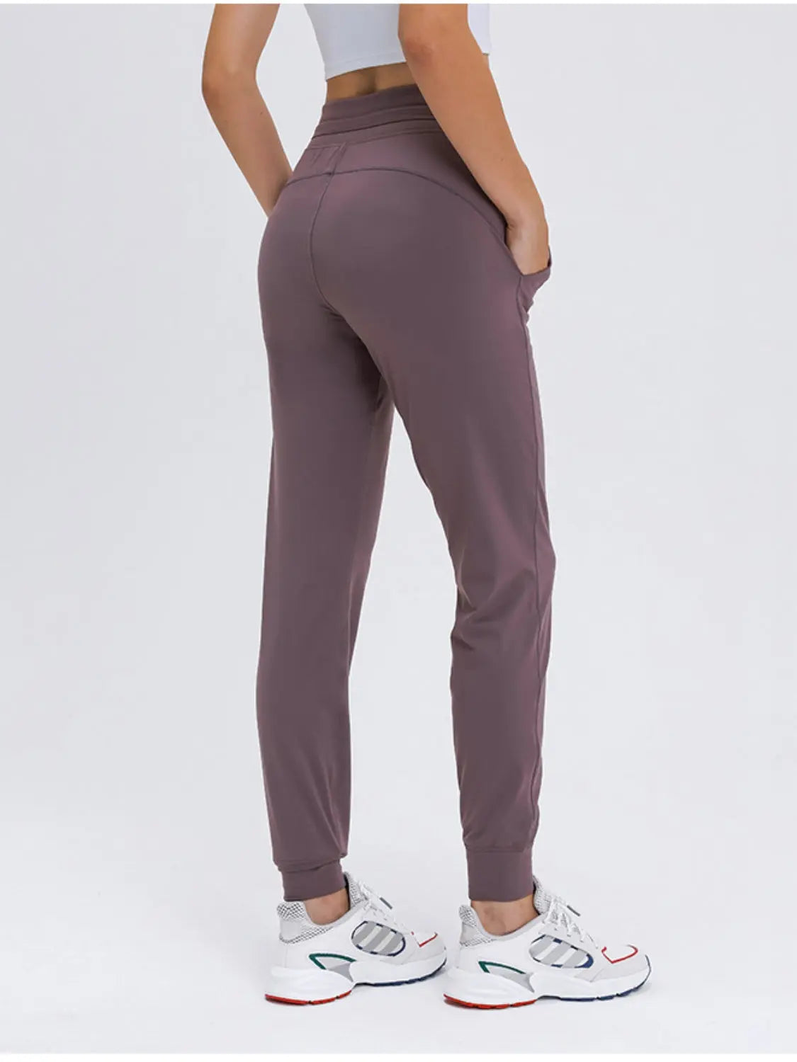 Millennia Double Take Tied Joggers with Pockets Trendsi