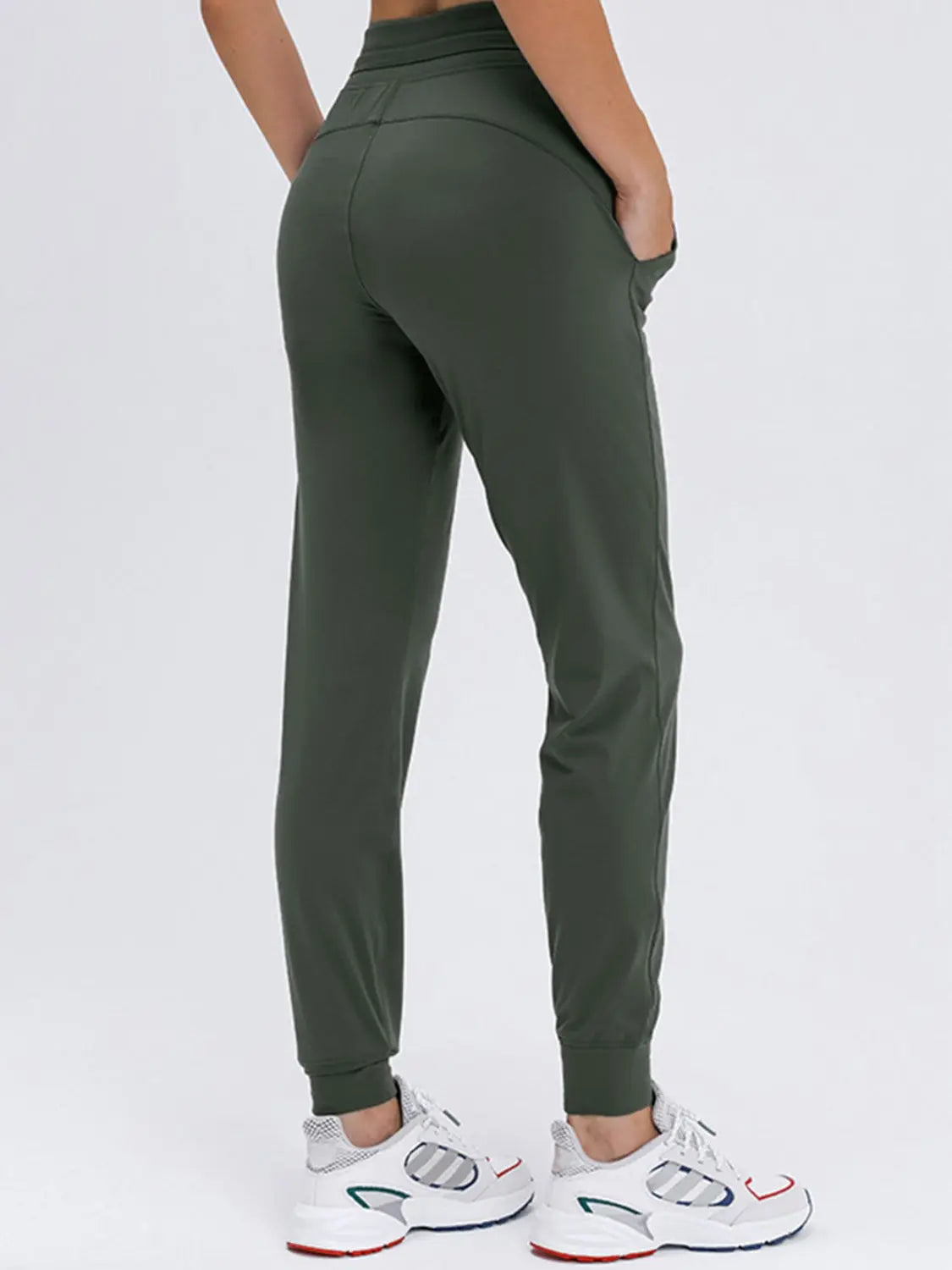 Millennia Double Take Tied Joggers with Pockets Trendsi