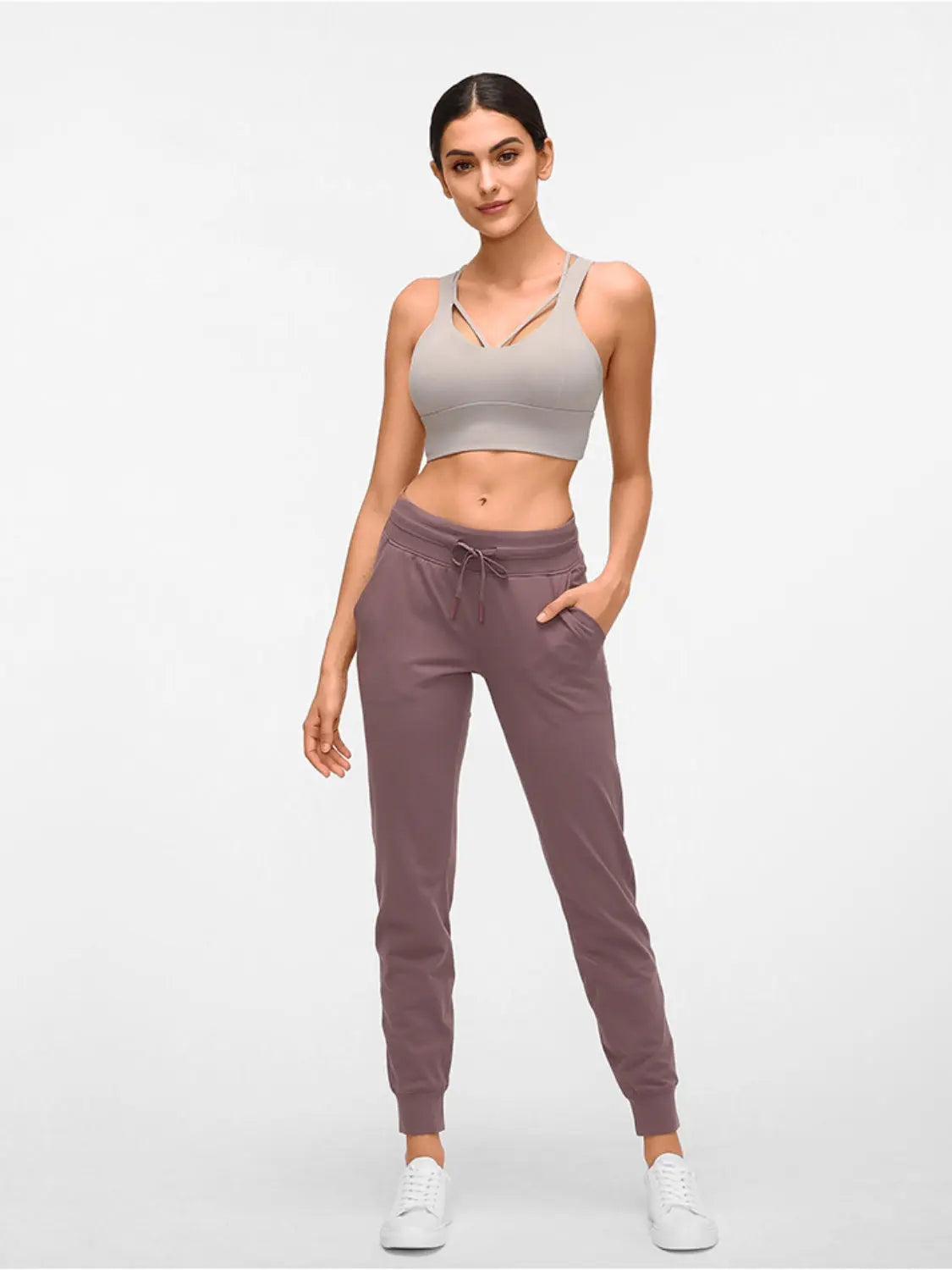 Millennia Double Take Tied Joggers with Pockets Trendsi